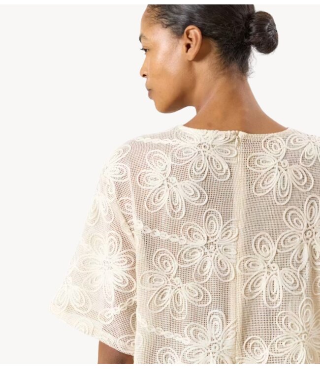 EDITED Top Xally Tunic Egret