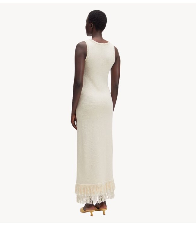 EDITED Jurk Alissa Knit Dress Antique White