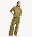 Refined Department Broek ladies knitted lace pants AYA army