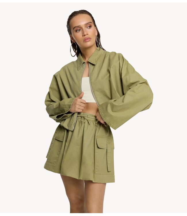 Refined Department Rok ladies woven cargo balloon skirt MANDY
