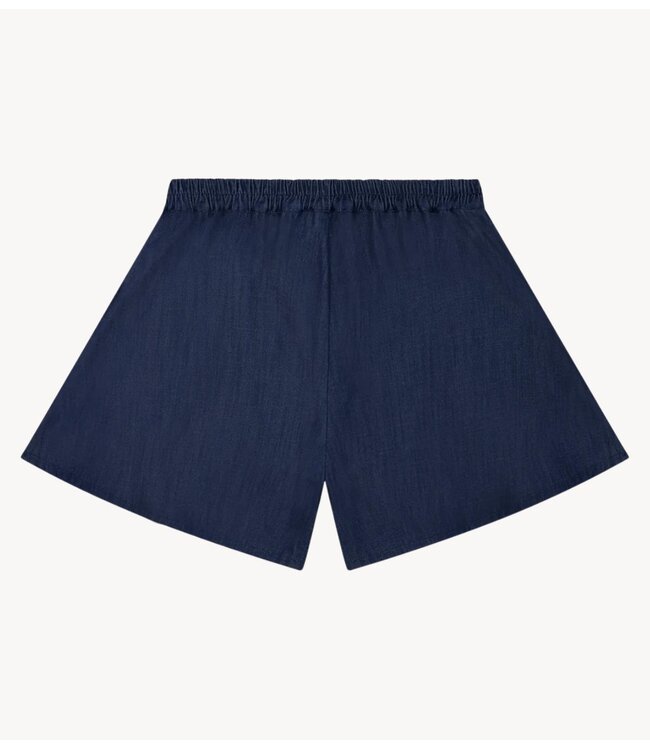 Refined Department Shorts ladies woven wide denim shorts CINDY navy