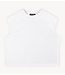 Refined Department Top ladies knitted shoulder padding raglan top MIA off white