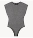 Refined Department Top ladies knitted acid washed body ANSJE antra