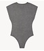 Refined Department Top ladies knitted acid washed body ANSJE antra