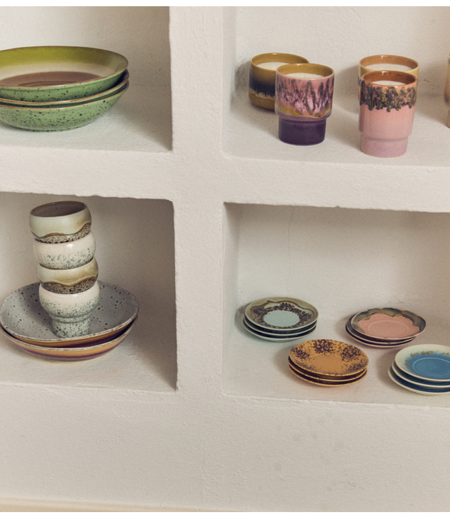 HKLIVING Geurkaars 70s ceramics: small scented  candle Miami