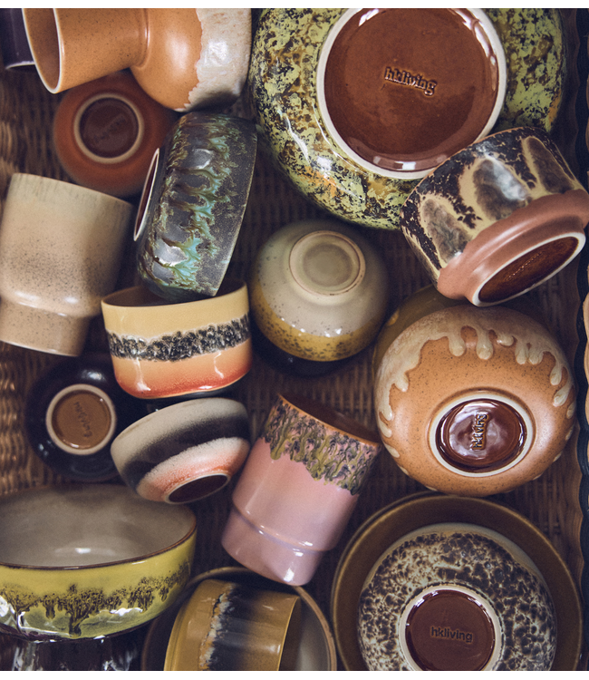 HKLIVING Geurkaars 70s ceramics: small scented  candle Kyoto