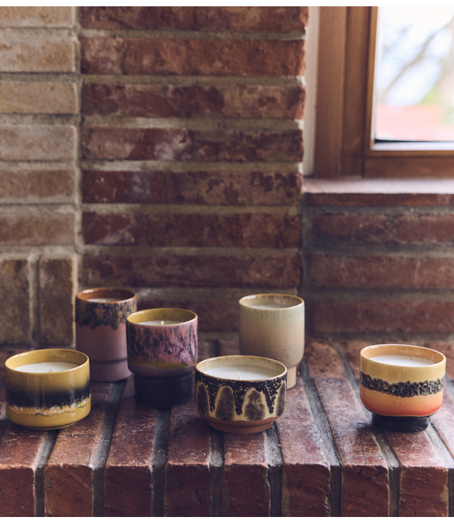 HKLIVING Geurkaars 70s ceramics: small scented  candle Valencia