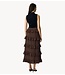 YAS Rok YASWIMA HW ANKLE SKIRT S. Coffee Bean