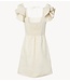 YAS Jurk YASINA SS DRESS Star White