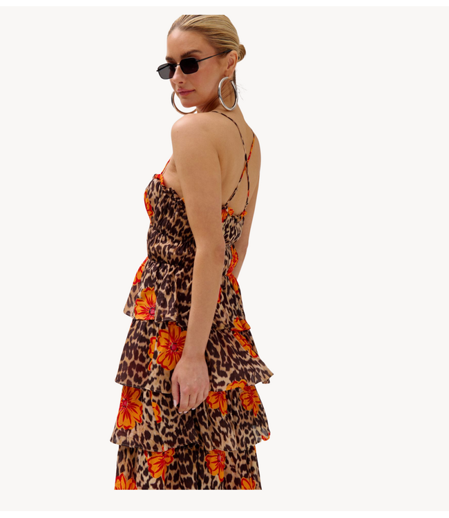 HARPER & YVE Jurk DINA-DR LEXIE LEOPARD BLOOM