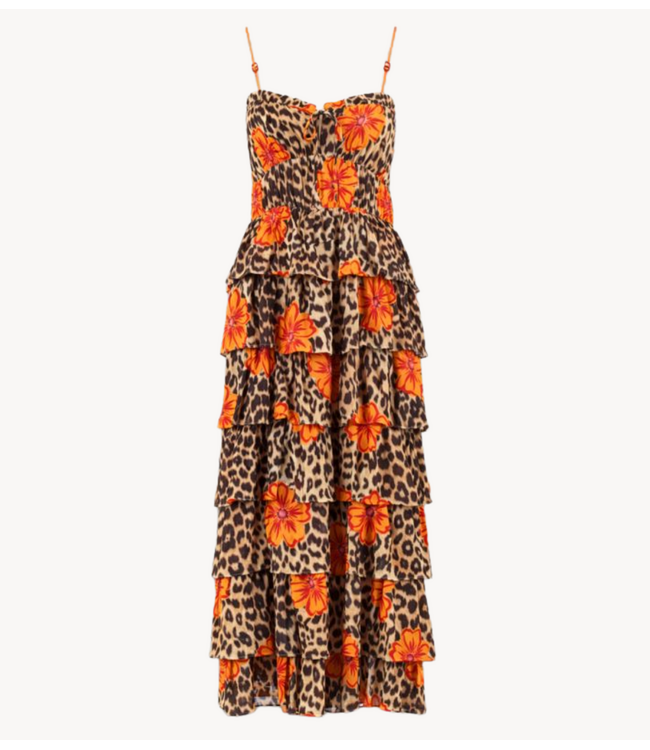 HARPER & YVE Jurk DINA-DR LEXIE LEOPARD BLOOM
