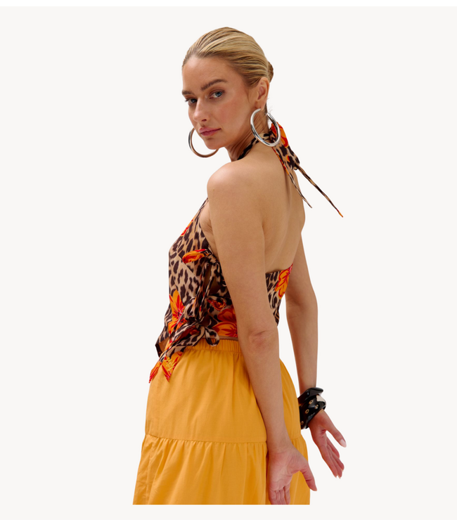 HARPER & YVE Top KEES-SS LEXIE LEOPARD BLOOM