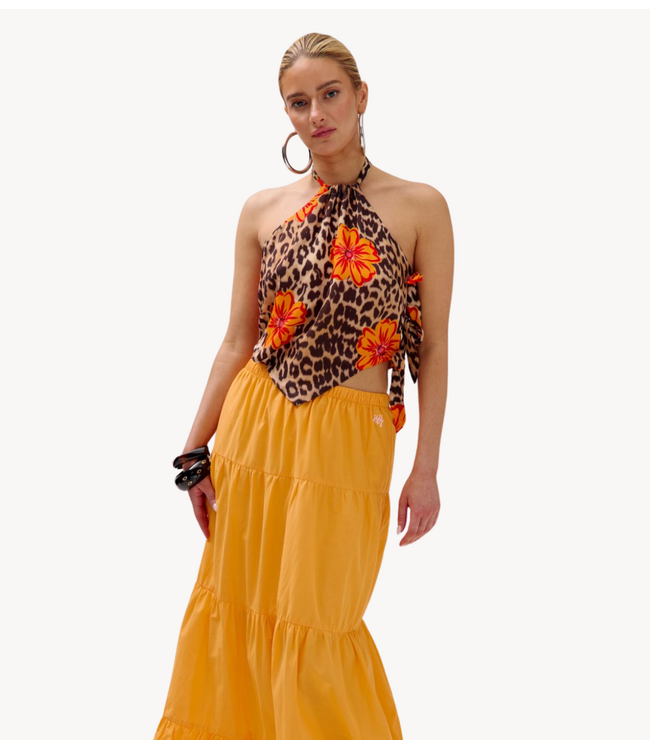 HARPER & YVE Top KEES-SS LEXIE LEOPARD BLOOM
