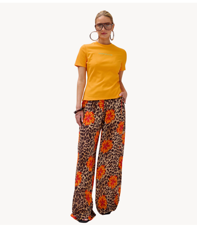 HARPER & YVE Broek MEIKE-PA  LEXIE LEOPARD BLOOM