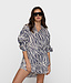 10DAYS Blouse blouse zebra voile light vanilla