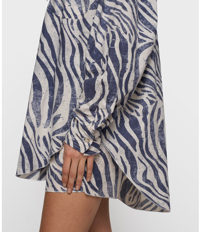 10DAYS Blouse blouse zebra voile light vanilla