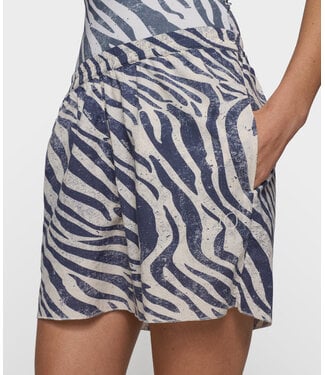 10DAYS Broek shorts zebra voile light vanilla