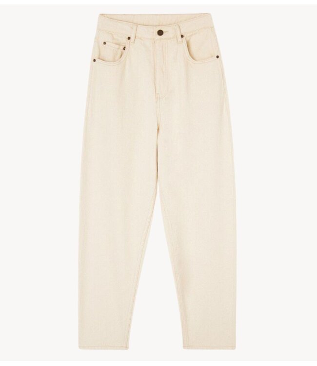 American Vintage Broek TINEBOROW ECRU