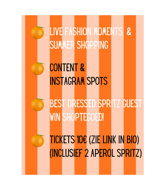 TICKET APEROL AT THE PARK -29 MEI KKLUP x VANSTREEK