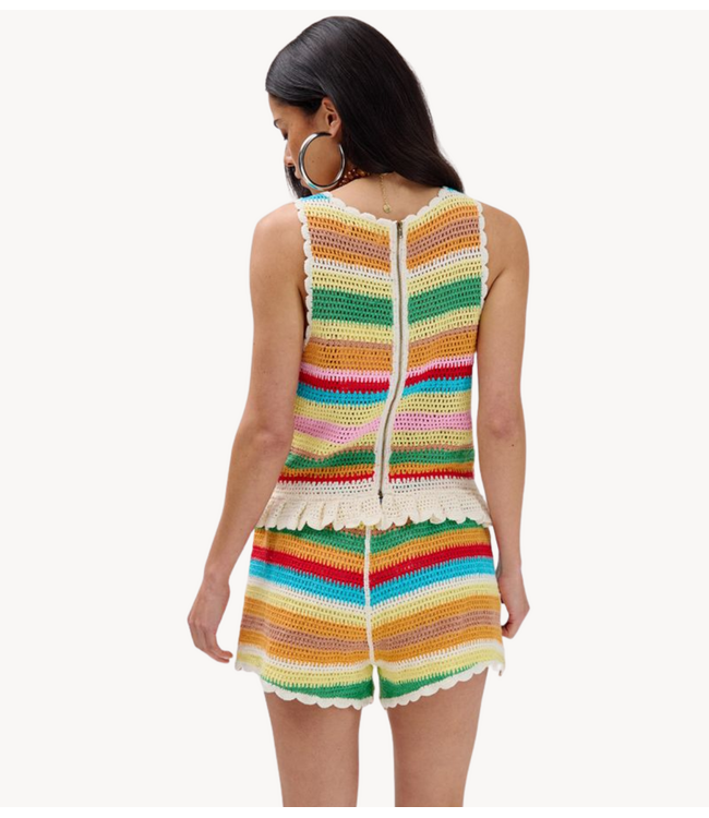 HARPER & YVE Top MARTHA-SS MULTI STRIPE