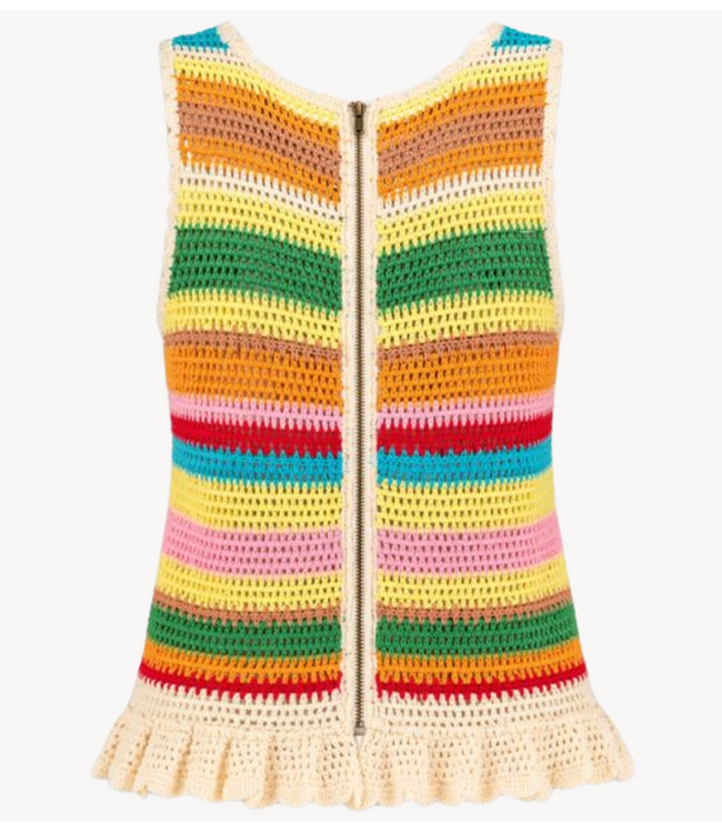 HARPER & YVE Top MARTHA-SS MULTI STRIPE
