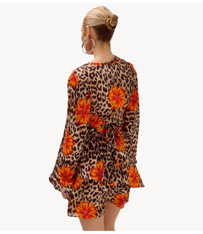 HARPER & YVE Top FLLORA-LS LEXIE LEOPARD BLOOM