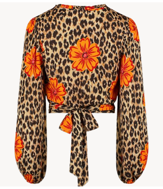 HARPER & YVE Top FLLORA-LS LEXIE LEOPARD BLOOM