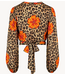 HARPER & YVE Top FLLORA-LS LEXIE LEOPARD BLOOM