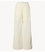 Selected Broek SLFFINNIE MW WIDE SUN PANT B Egret