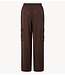 YAS Broek YASBAMBOO HMW PANT WO. ELASTIC S. Coffee Bean