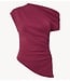YAS Top YASPALIMI OFF SHOULDER TOP Rhododendron