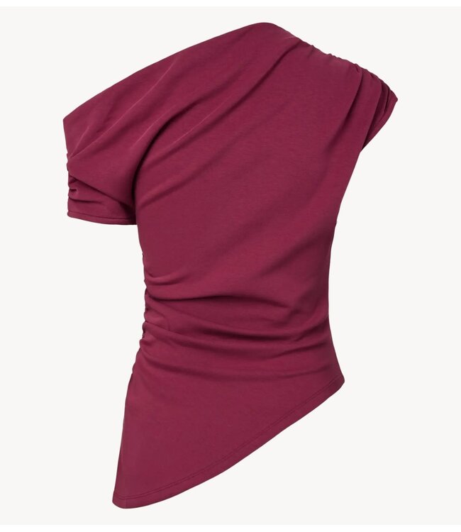YAS Top YASPALIMI OFF SHOULDER TOP Rhododendron