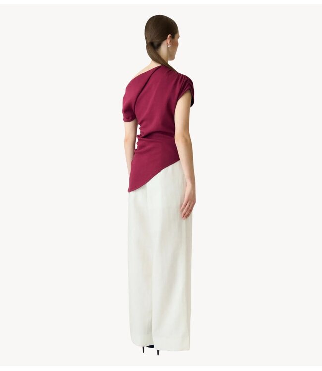 YAS Top YASPALIMI OFF SHOULDER TOP Rhododendron