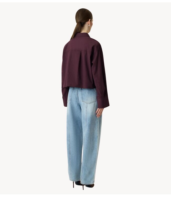 YAS Blouse YASLEE LS SHORT SHIRT S. NOOS Fig
