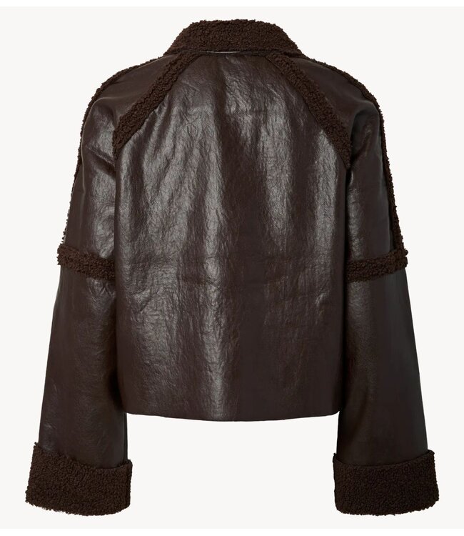 YAS Jas YASFILIA LS JACKET Coffee Bean