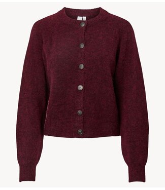 YAS Vest YASJOHI LS WOOL BLEND CARDIGAN S. NOOS Port Royale