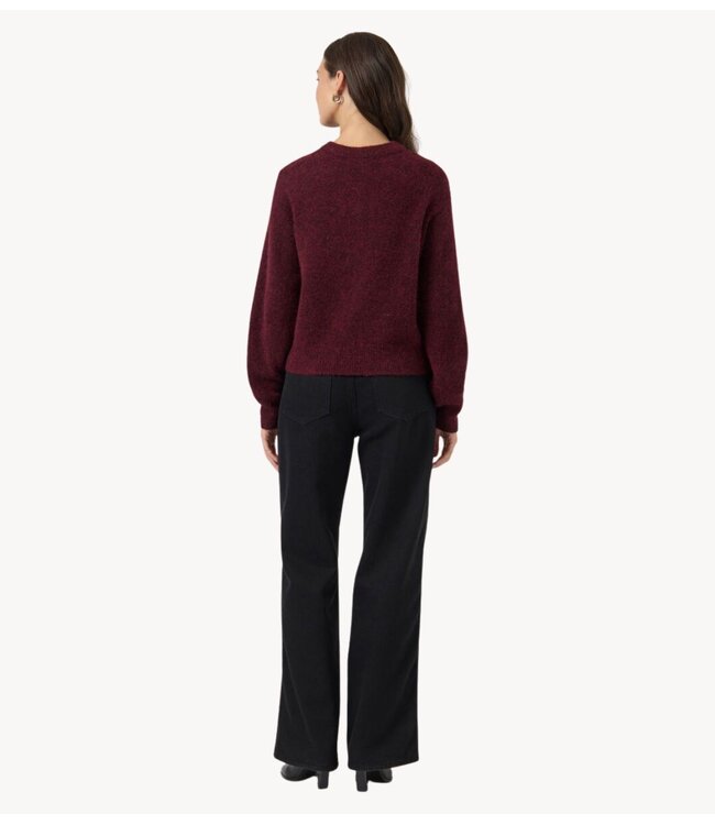 YAS Vest YASJOHI LS WOOL BLEND CARDIGAN S. NOOS Port Royale