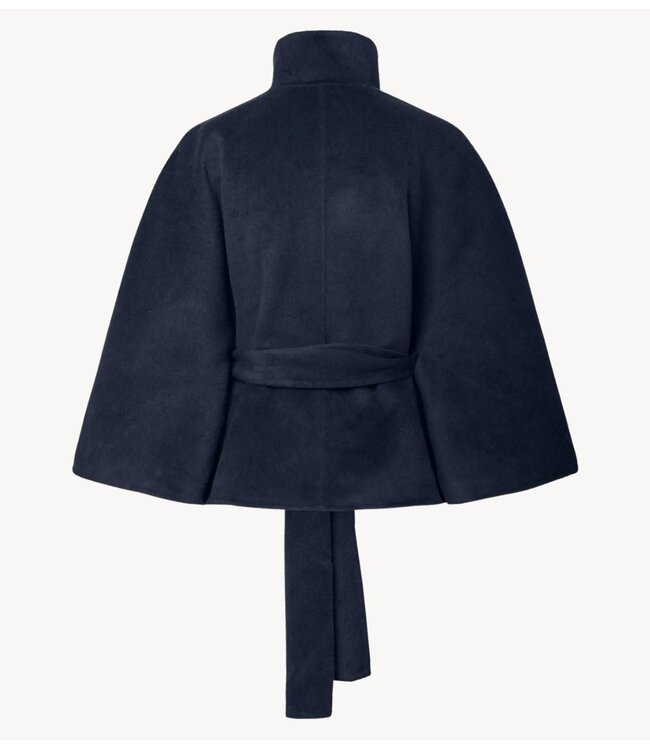 YAS Jas YASALMIO HANDMADE WOOL BLEND JACKET S. Navy Blazer