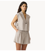 YAS Gilet YASUSUMA LINEN BLEND WAISTCOAT W. Pepper