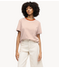 Selected Top SLWESSENTIAL SS STRIPED BOXY TEE NOOS Potters clay