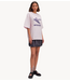 EDITED Top Xia T-Shirt Lilac + Print