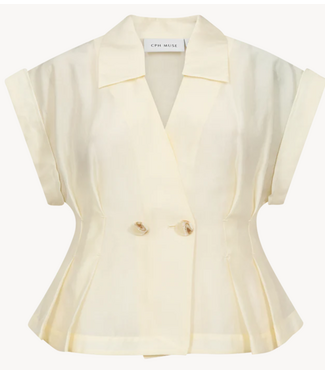 Copenhagen Muse Blouse CMMOLLY-SHIRT LEMON ICING