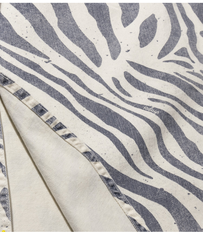 10DAYS Broek western pants zebra light vanilla
