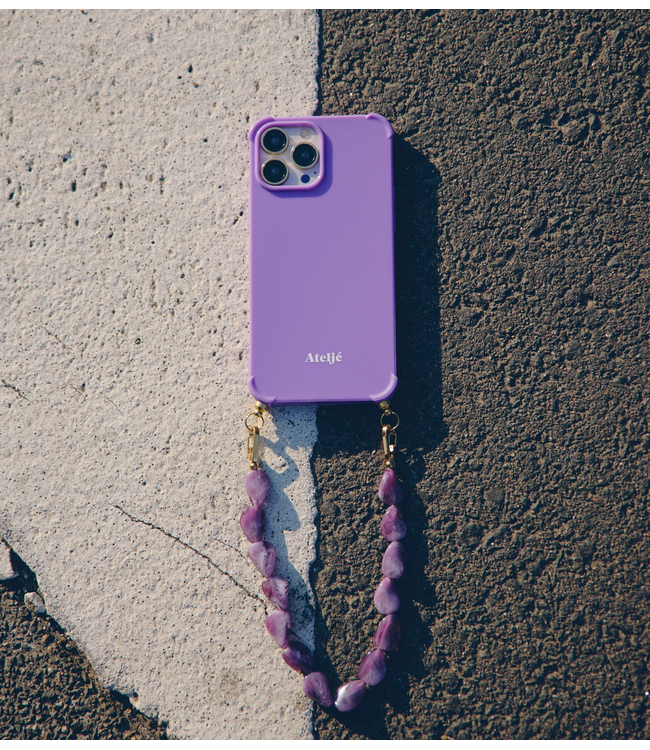 Ateljé Telefoonkoord  short Orchid cord