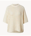 EDITED Top Kristine T-shirt (mesh knit) Cream