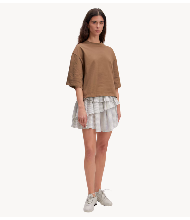 EDITED T-shirt Enzo T-Shirt Brown