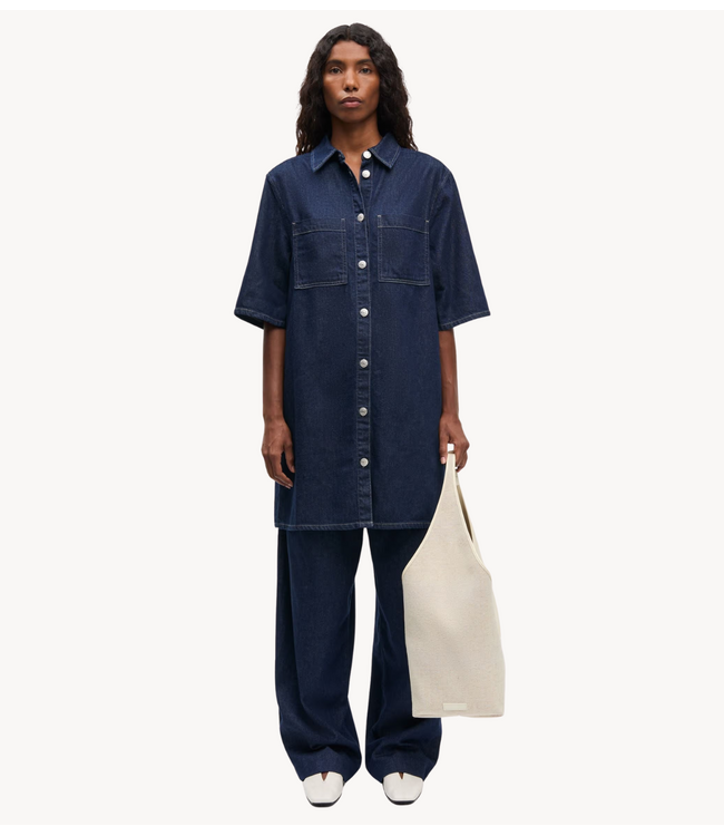 Samsøe Samsøe Jurk SATILLY DRESS 16014 SOFT DENIM