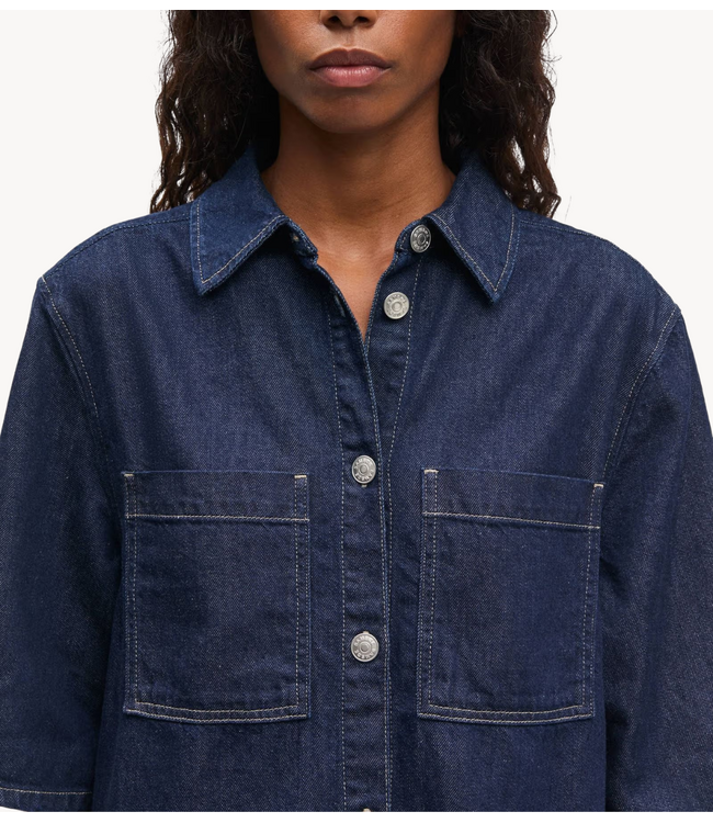 Samsøe Samsøe Jurk SATILLY DRESS 16014 SOFT DENIM
