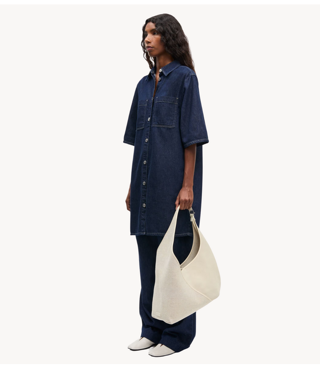 Samsøe Samsøe Jurk SATILLY DRESS 16014 SOFT DENIM