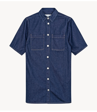 Samsøe Samsøe Jurk SATILLY DRESS 16014 SOFT DENIM